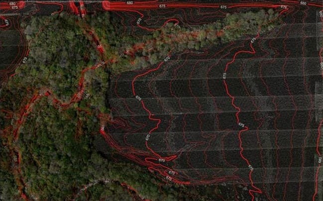 Aerial Lidar Scan Image